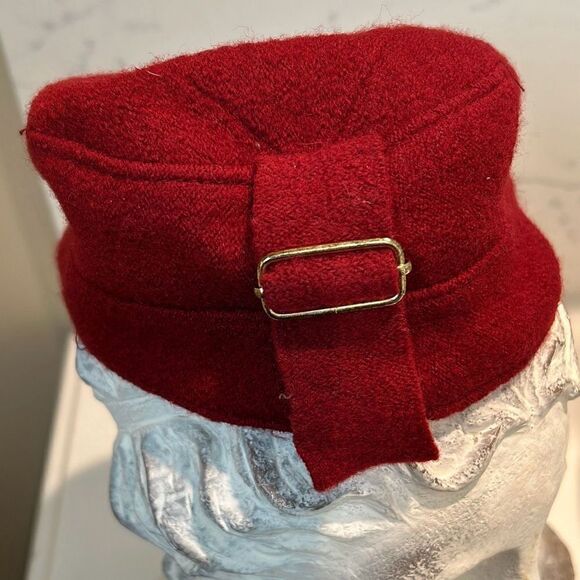 Red Wool Hat NWT - Picture 3 of 7